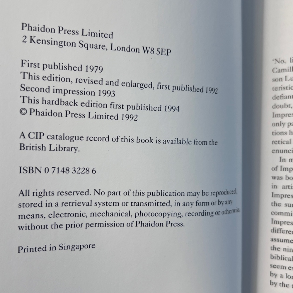 Pissarro by Christopher Lloyd - Bright Turquoise Art Book, hardcover 128 pages - Picture 3 of 3